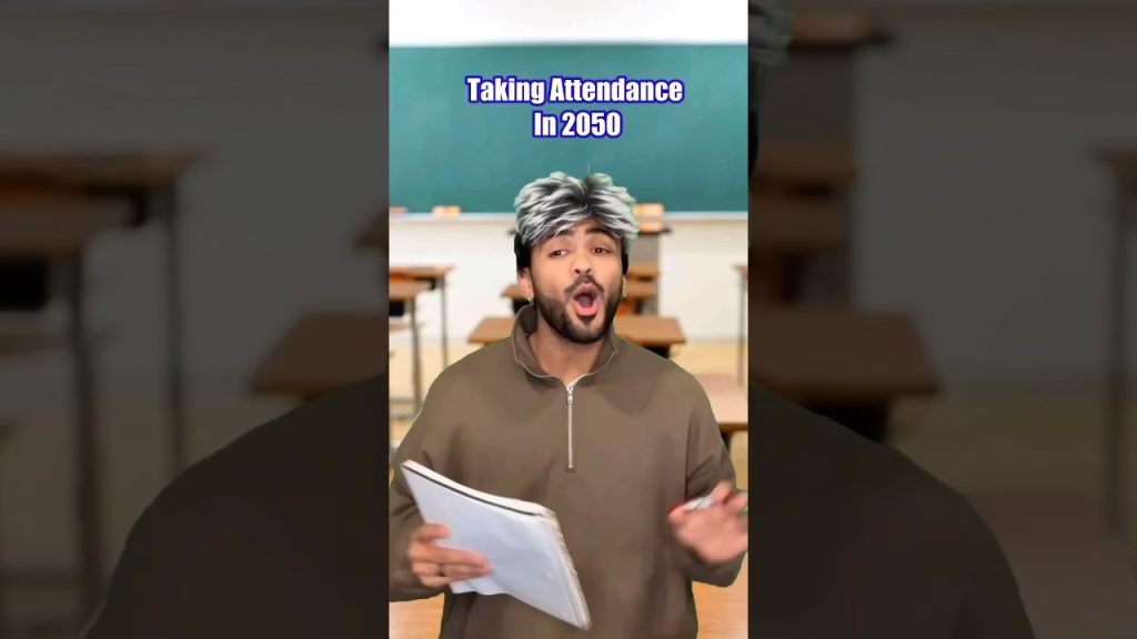 Taking Attendance in 2050…💀😂pt4 #comedy #viral