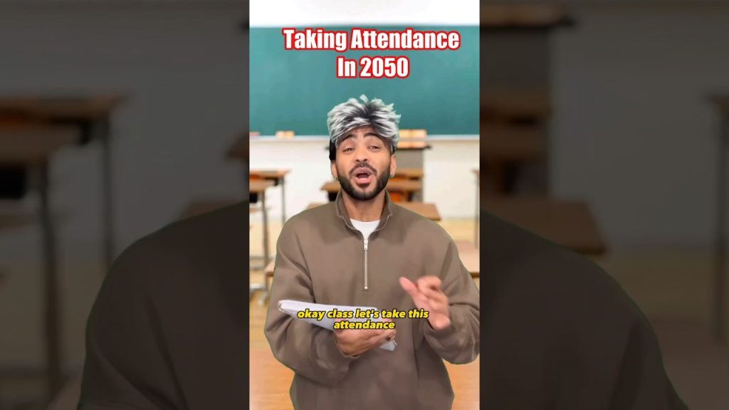 Taking Attendance in 2050…😂💀pt5 #comedy #viral