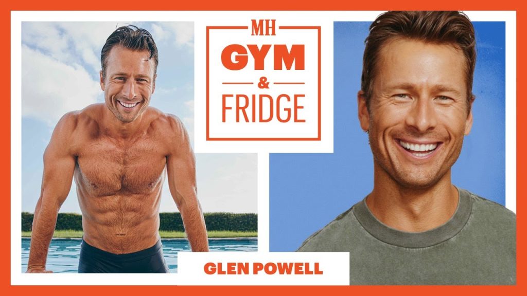 Glen Powell Shows Off His Gym & Fridge | Gym & Fridge | Men’s Health