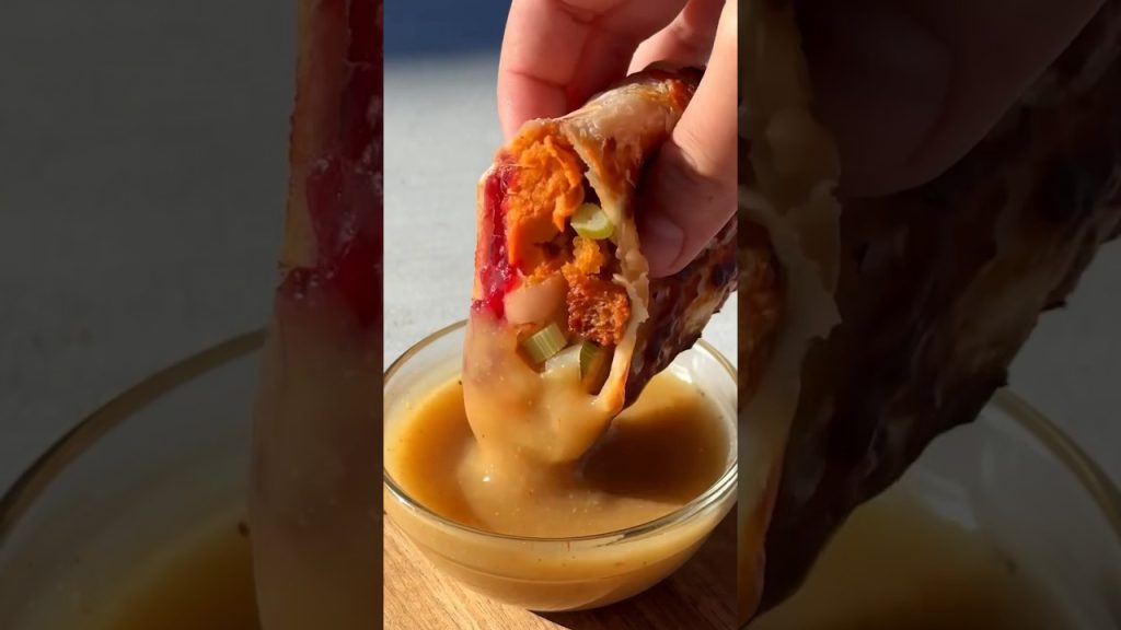 Got plans for your #Thanksgiving #leftovers? Why not make a… leftovers Hot Pocket? 👀 #food #recipe