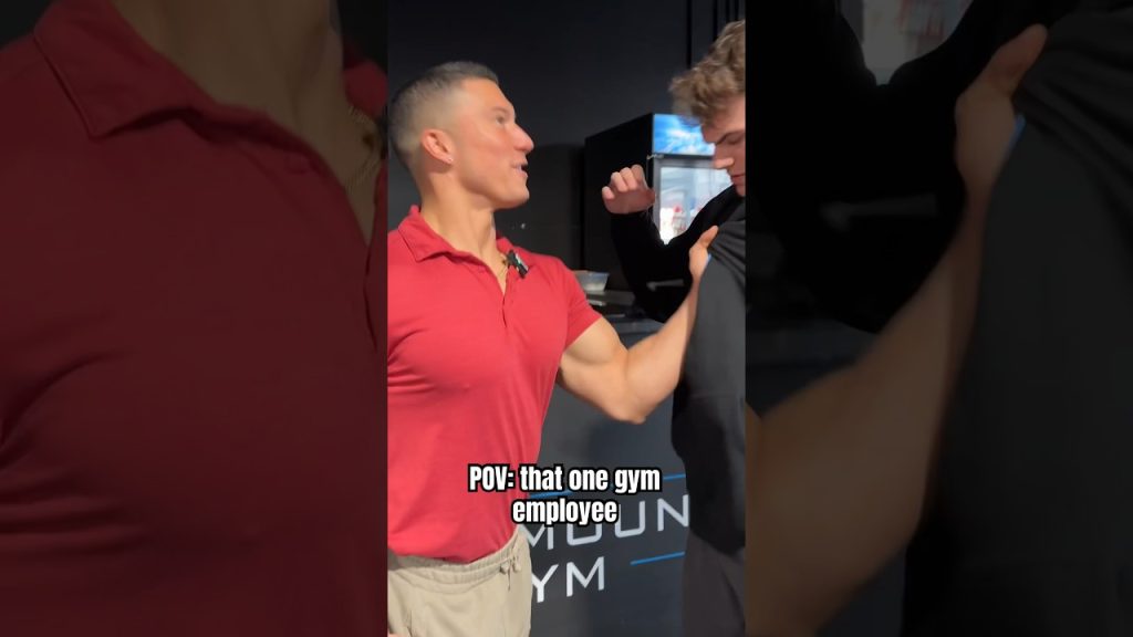 POV: that one gym employee #trendingshorts #gym #fitness #comedy #workout #humor #skit