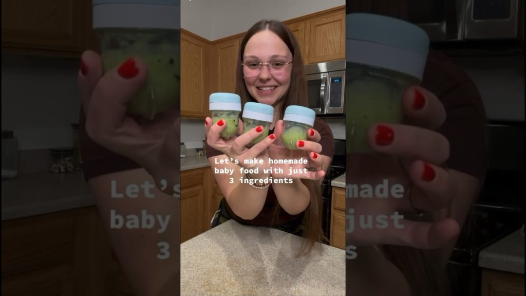 Homemade baby food recipe 🥔🫛 STAY TUNED FOR MORE RECIPES #babyfood #babyfoodrecipe #babyfoodidea