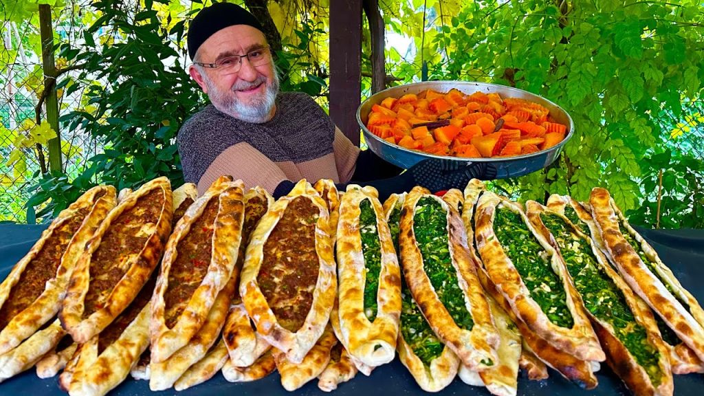 PIDE : Long Turkish Pizza❗️🇹🇷 Easy Village Food Recipe