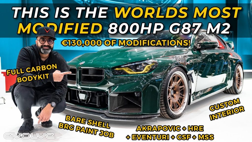 THE WORLDS MOST MODIFIED G87 M2 – €130,000 of modifications – Alpha-N Eventuri Akrapovic HRE MSS CSF