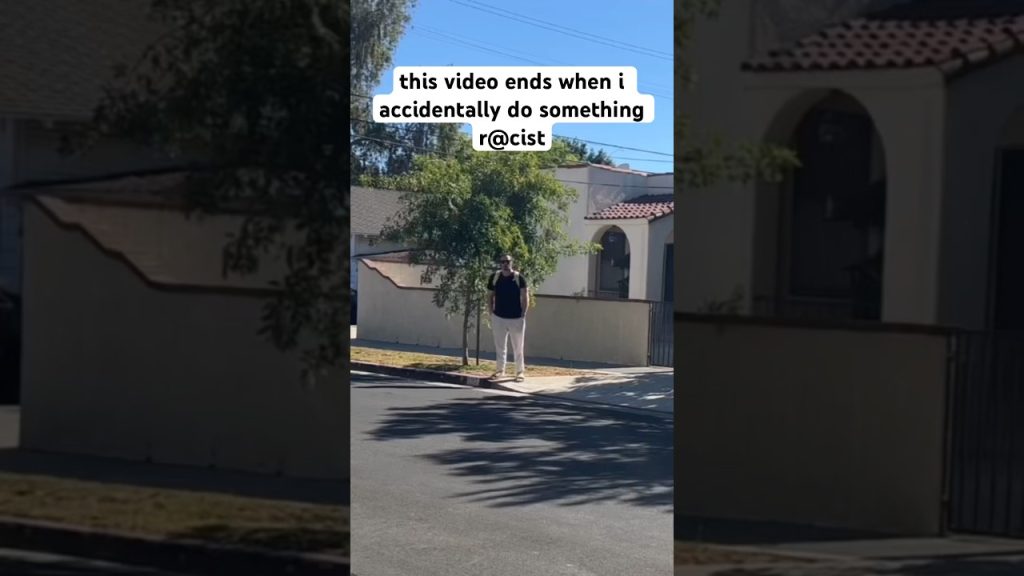 this video ends when i accidentally do something r@cist #shorts #comedy #funny