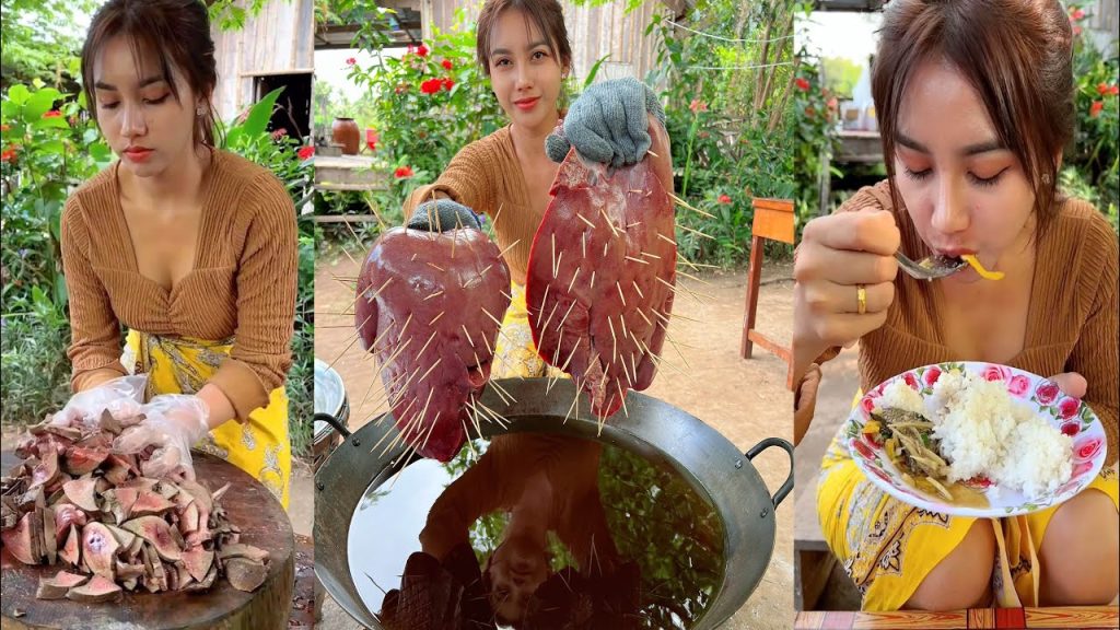 Cooking food recipe and eat