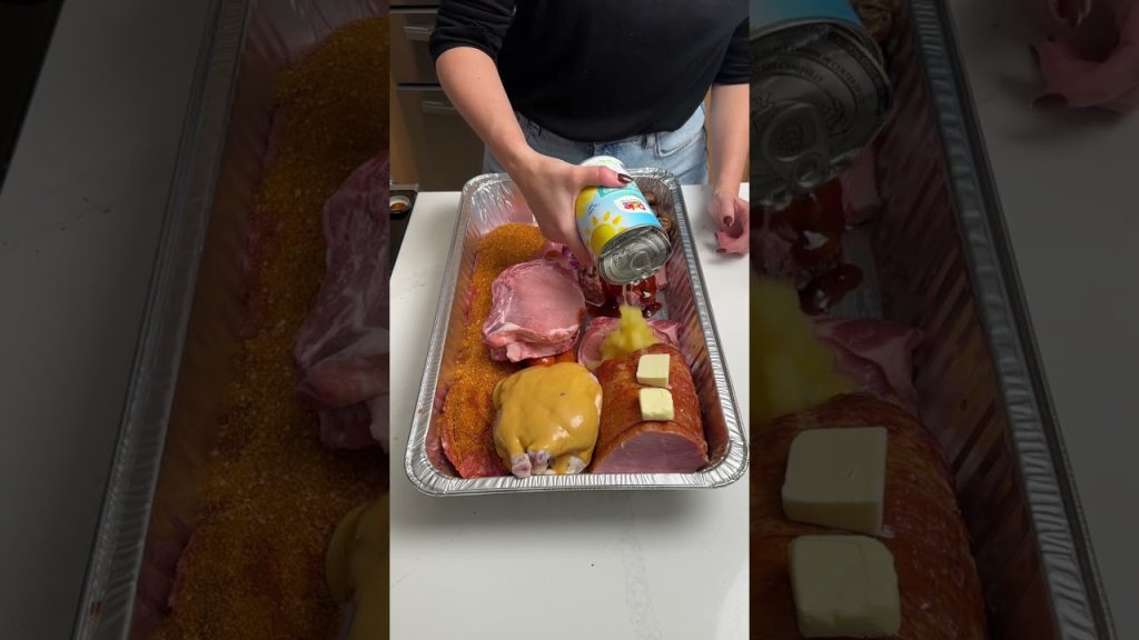 1 pan, 7 meats  #food #recipe