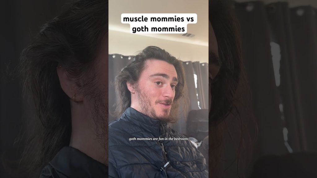 muscle mommies or goth mommies? #shorts #comedy #funny