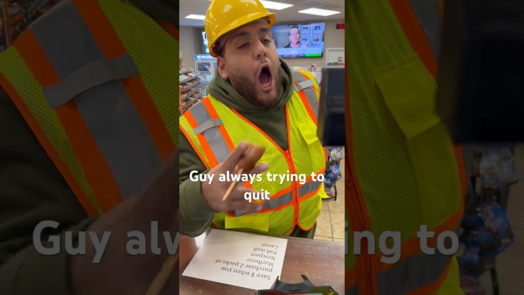 That’s one way to quit #viral #funny #gasstation #comedyfilms