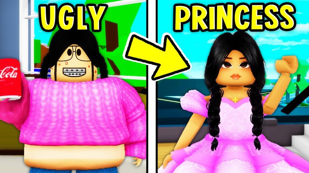 UGLY to PRINCESS.. (Roblox Brookhaven RP)