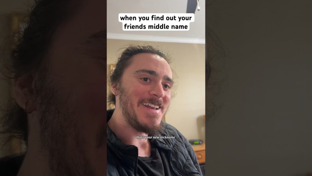 when you finally find out your friends middle name #shorts #comedy #funny