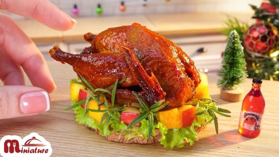 Delicious Miniature Roasted Turkey Recipe For Christmas | 1000+ Miniature Food Recipe ASMR Cooking