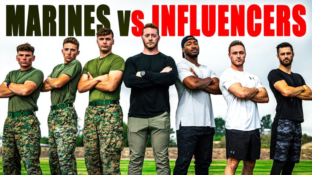 US Marines vs Fitness Influencers (MALE EDITION)