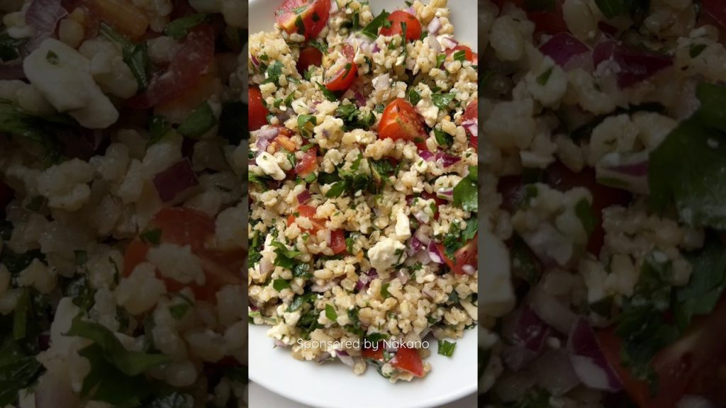Mediterranean Rice Salad | Eating Bird Food #recipe #nakano