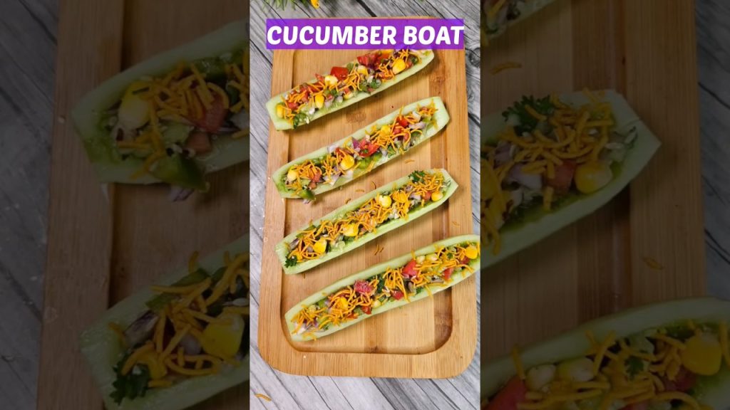 CUCUMBER BOATS 🥒 #viral #shortsvideo #food #recipe #shorts #short #24 #viralvideo