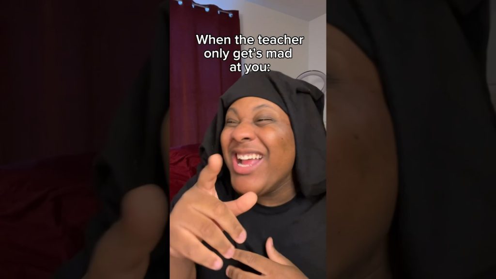 When The Teacher ONLY Gets Mad At YOU 🤣 #comedy #skit #funny