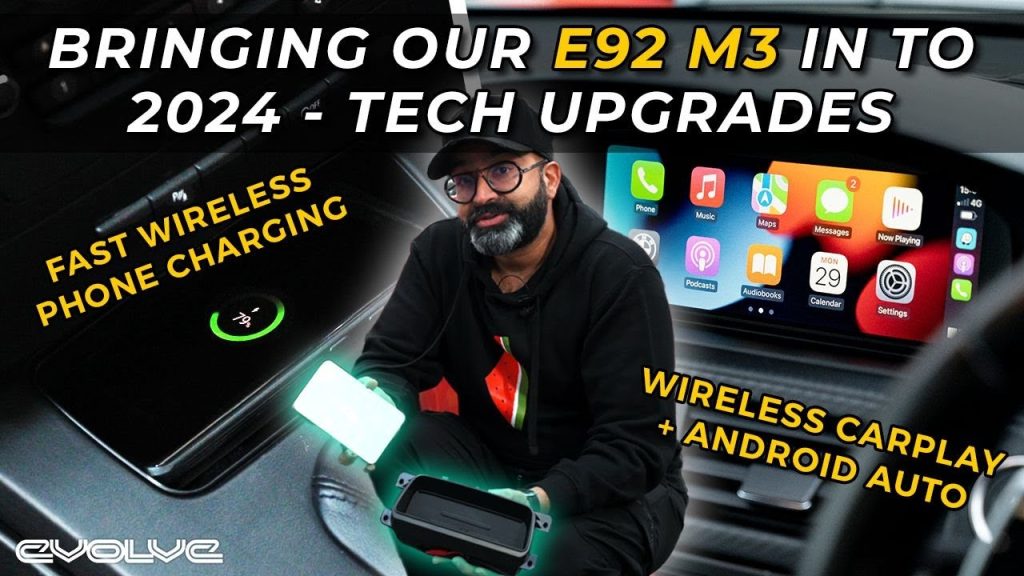 Adding Carplay/Android Auto + Wireless Charging to our E92 M3 – Induktiv + Mr12Volt Install + Review