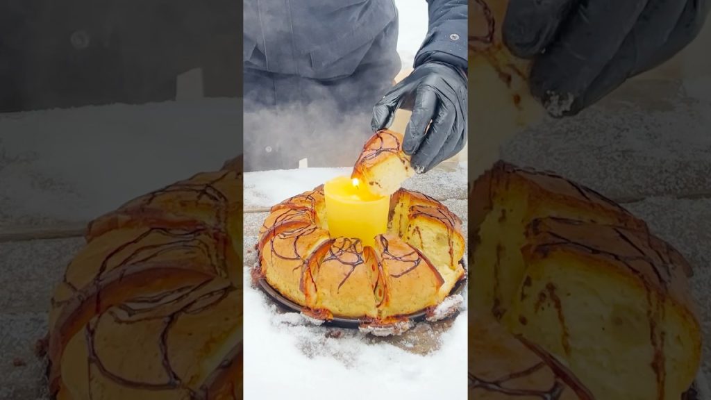 Butter Candle for dinner  #shorts #asmr #fyp #cooking #food #recipe