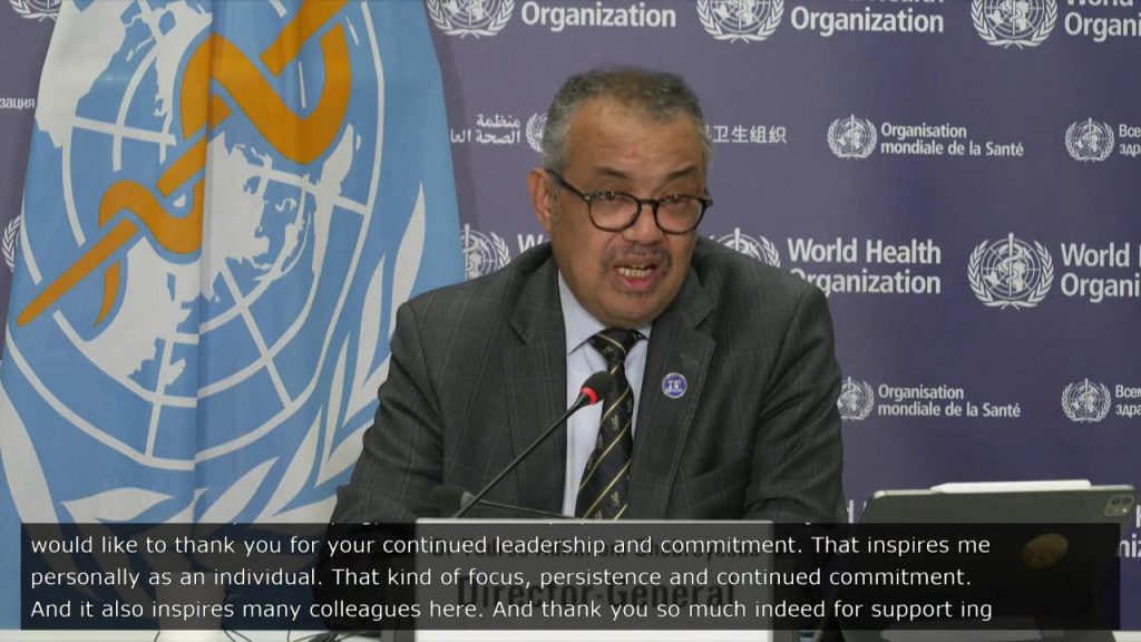 LIVE: Media briefing on global health issues with Dr Tedros