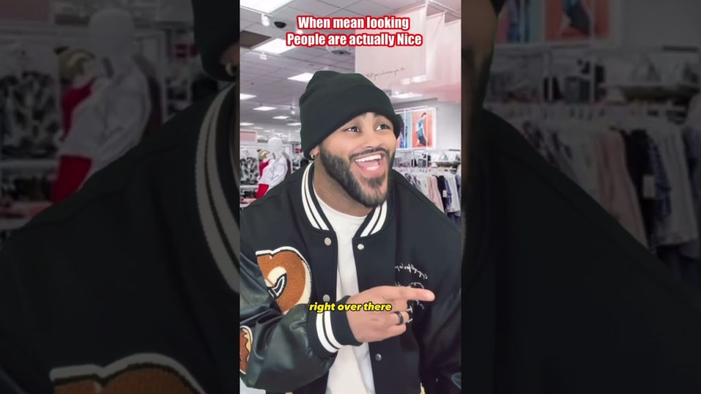 When mean looking people are actually nice…😂💀 #comedy