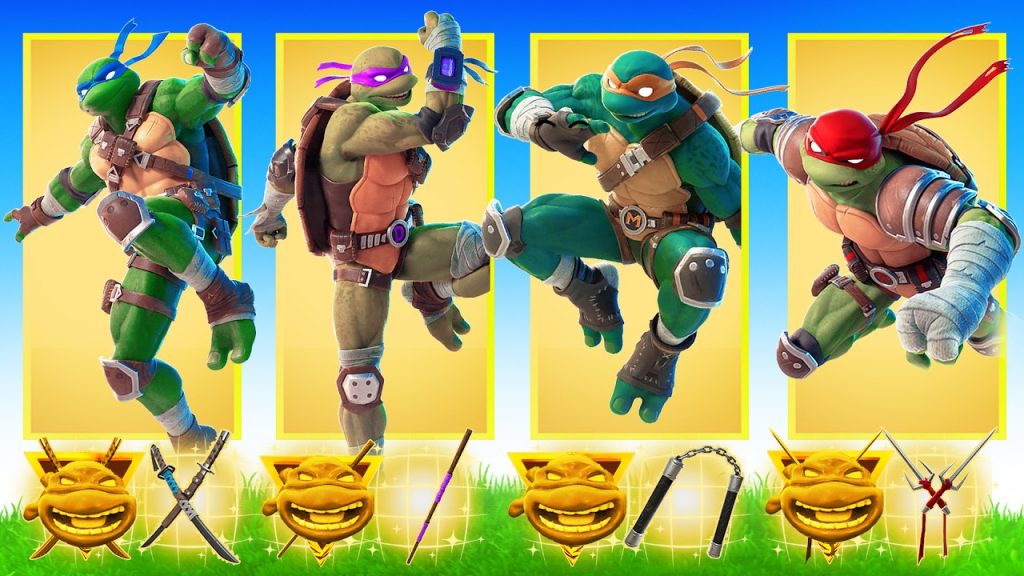 The *MYTHIC* NINJA TURTLES BOSS Challenge in Fortnite!