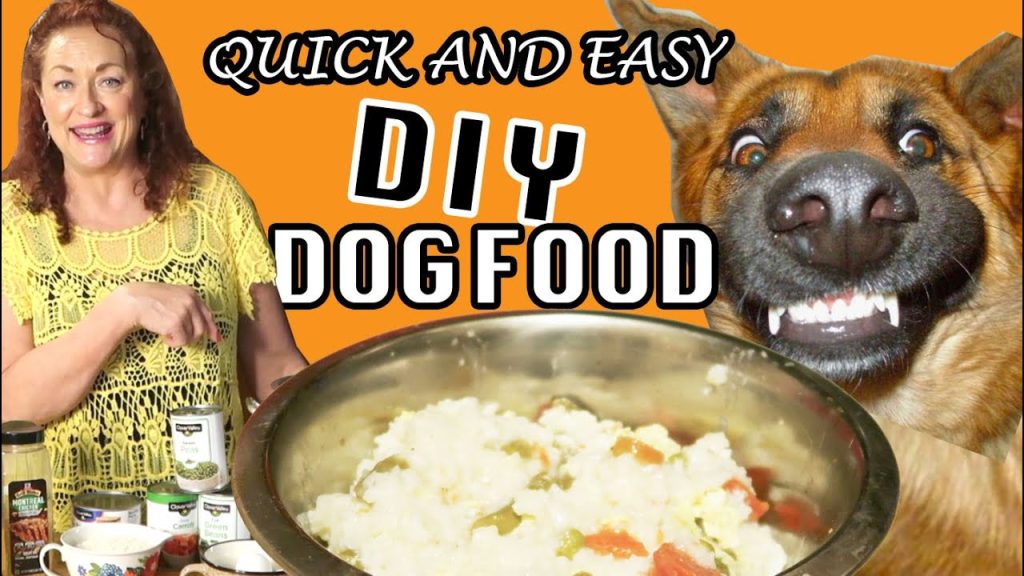 SIMPLE DIY HOMEMADE CHICKEN AND RICE DOG FOOD RECIPE