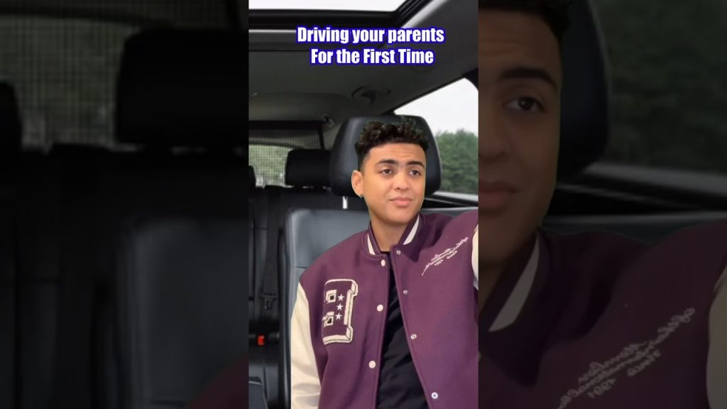Driving your parents for the first time…😭😂 #comedy