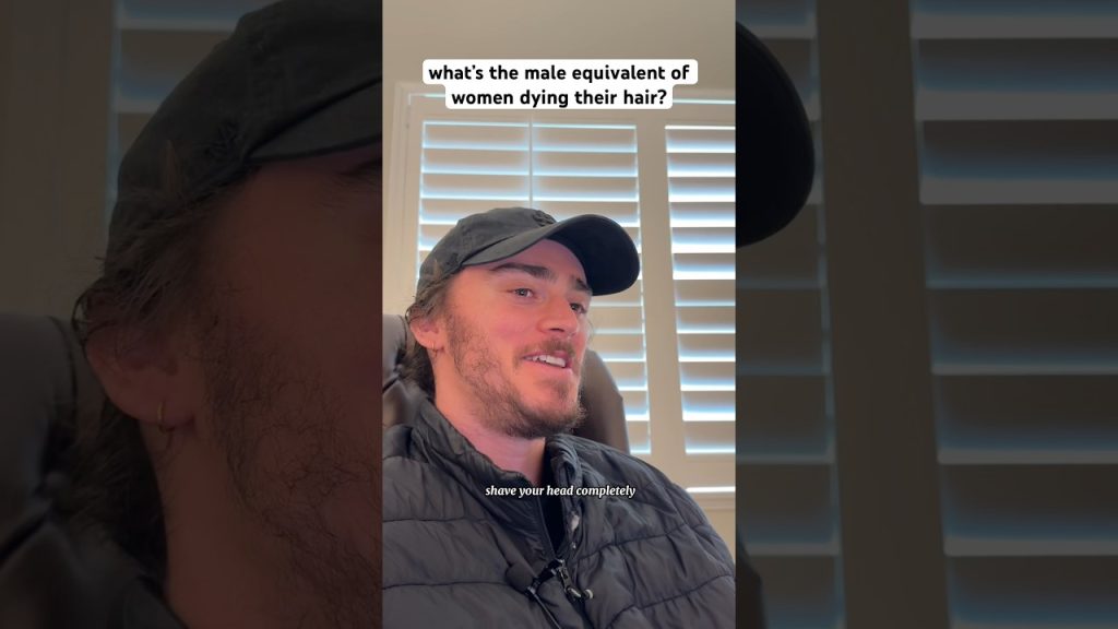 male equivalent of women dying their hair #shorts #comedy #funny