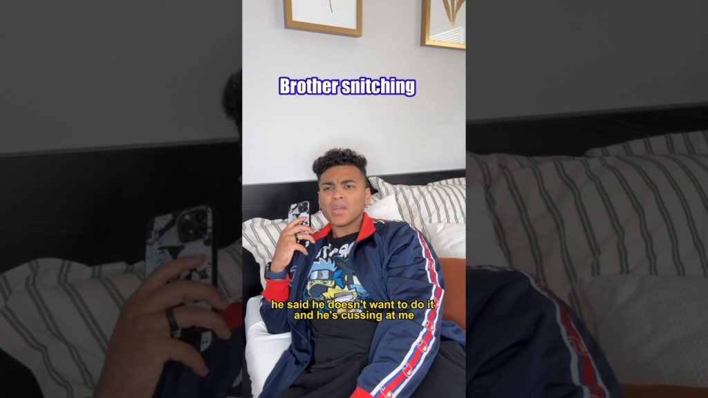 When your sibling snitches on you…🤦🏽♂️💀 #comedy