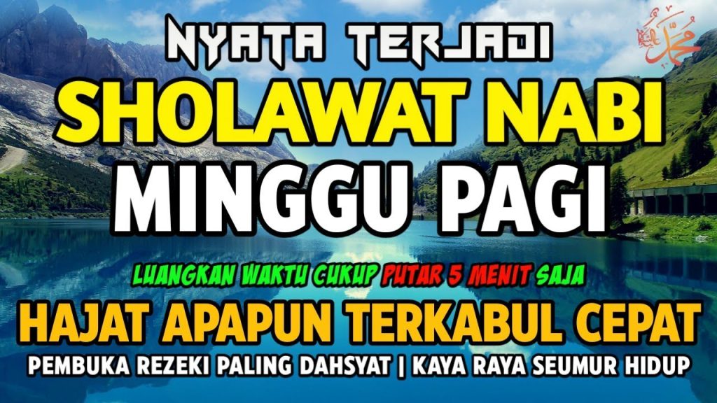 SHOLAWAT PENARIK REZEKI PALING DAHSYAT, Sholawat Nabi Muhammad SAW, SALAWAT JIBRIL PALING MERDU