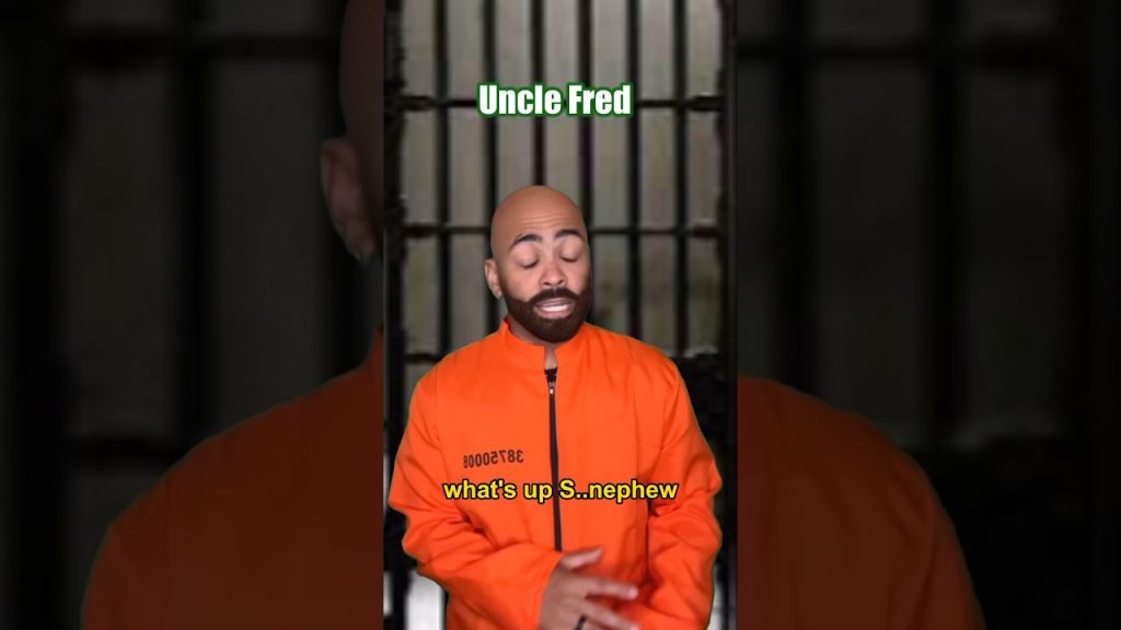 Uncle Fred in prison for murd3r…😳💀#comedy