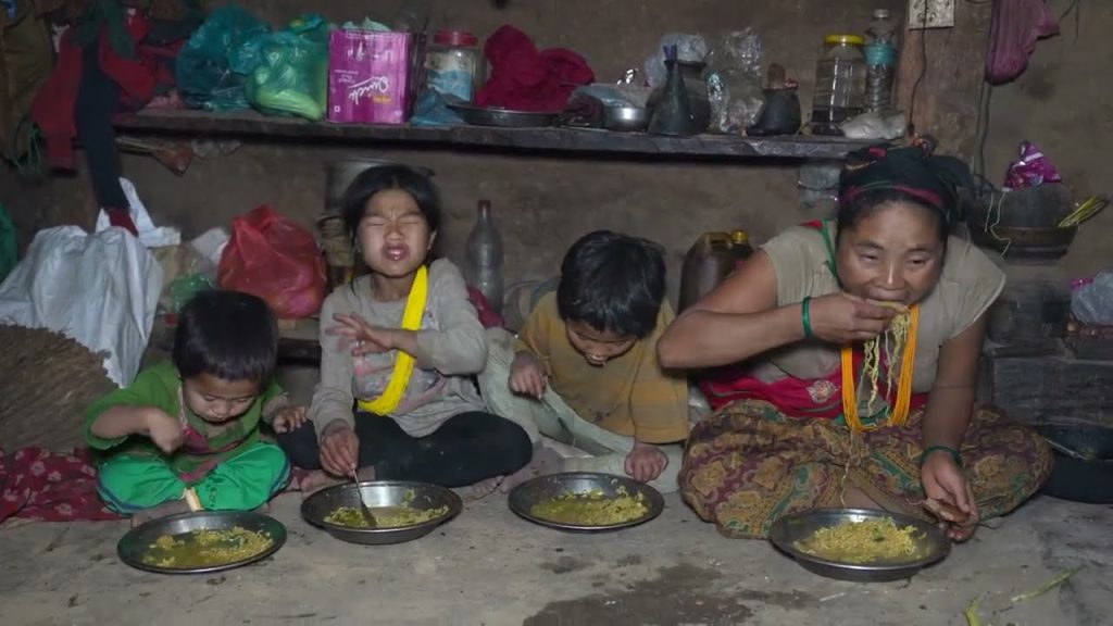 Noodles food recipe || Traditional village life