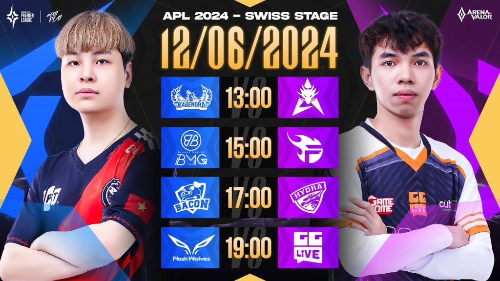 🔴 TRỰC TIẾP: BACON TIME vs HYDRA – VÒNG SWISS STAGE APL 2024 | NHÁNH 0W-0L | NGÀY 12/06