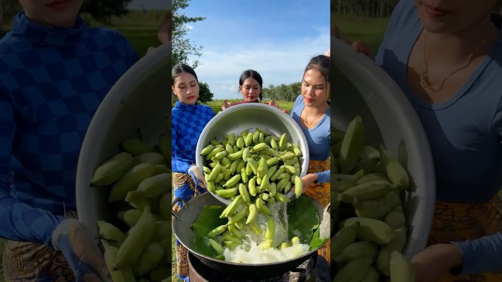 Green banana crispy cook recipe #shortvideo #shorts #cooking #food #recipe