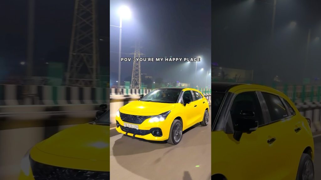 Pov : Happy Place #baleno #cars #carcare #yellowbaleno #balenolover #carlover #automotive