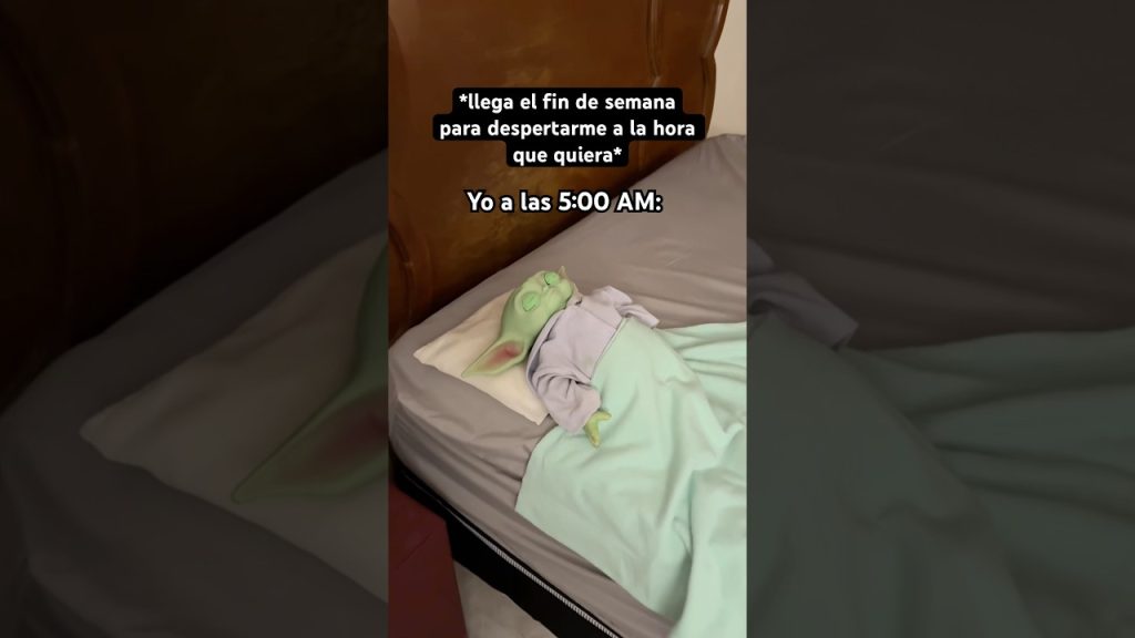Mi cuerpo me traiciona 😠 #humor #meme #babyyoda #dormir