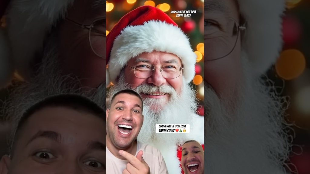 Subscribe for SANTA CLAUS ❤️🎄🎅 #shortvideo #comedy #santa #viral #funny #christmastree