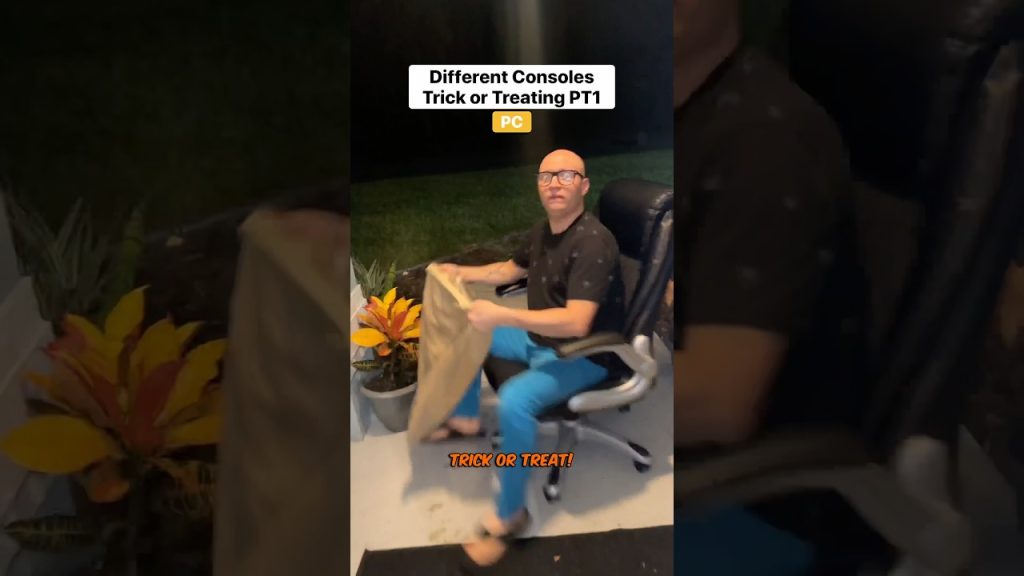 Consoles trick or treating PT1 #funny #comedy #gamer #relatable #humor #halloween