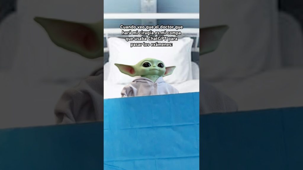 Llamen a Dios 💀😩 #humor #meme #babyyoda #doctor