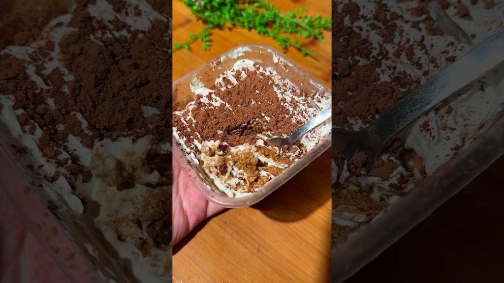 TIRAMISSU TIGA BAHAN #food #recipe #cooking #ngeshortsbareng #PastiRasaKopinya