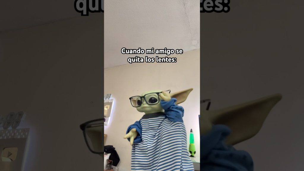 Desaparecen sus ojos #humor #meme #babyyoda