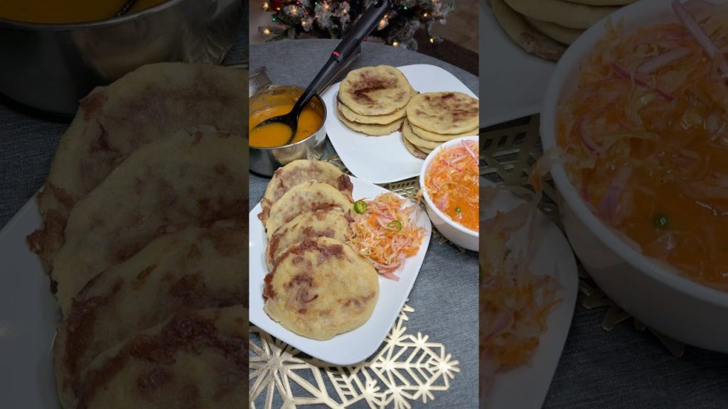PUPUSAS SALVADOREÑAS 🇸🇻 #food #recipe #cooking