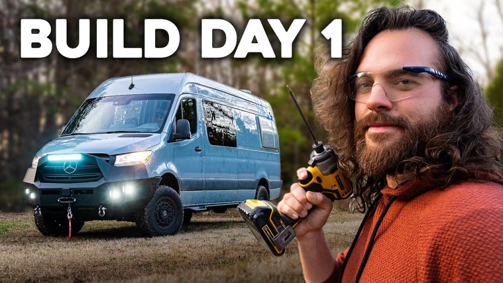 Building an Off-Road GAMING CAMPER VAN (Episode 1)