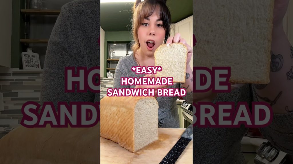 HOW TO MAKE BREAD AT HOME | SUPER EASY RECIPE #food #recipe #shorts