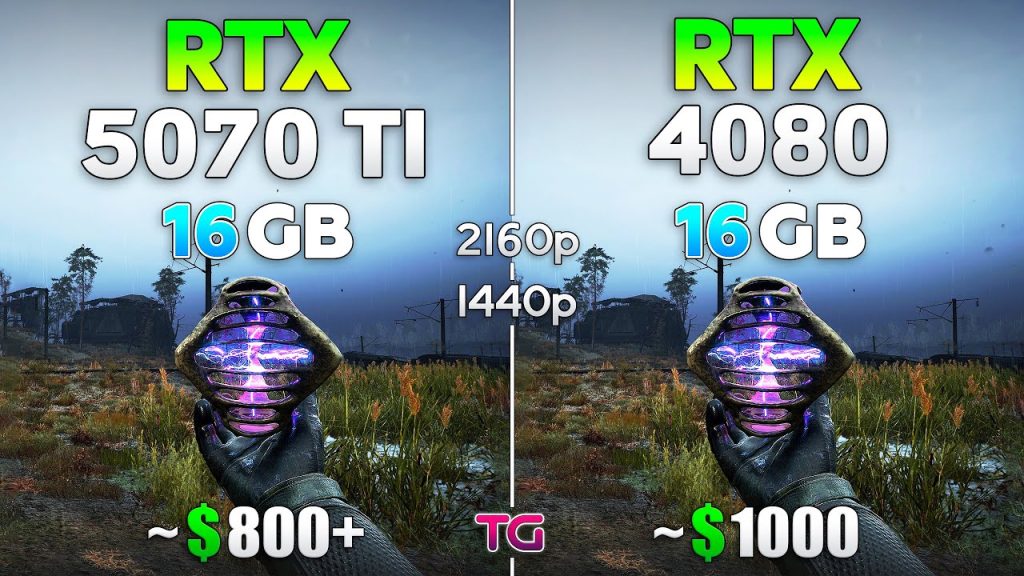 RTX 5070 Ti vs RTX 4080 – Test in 10 Games | 1440p & 4K