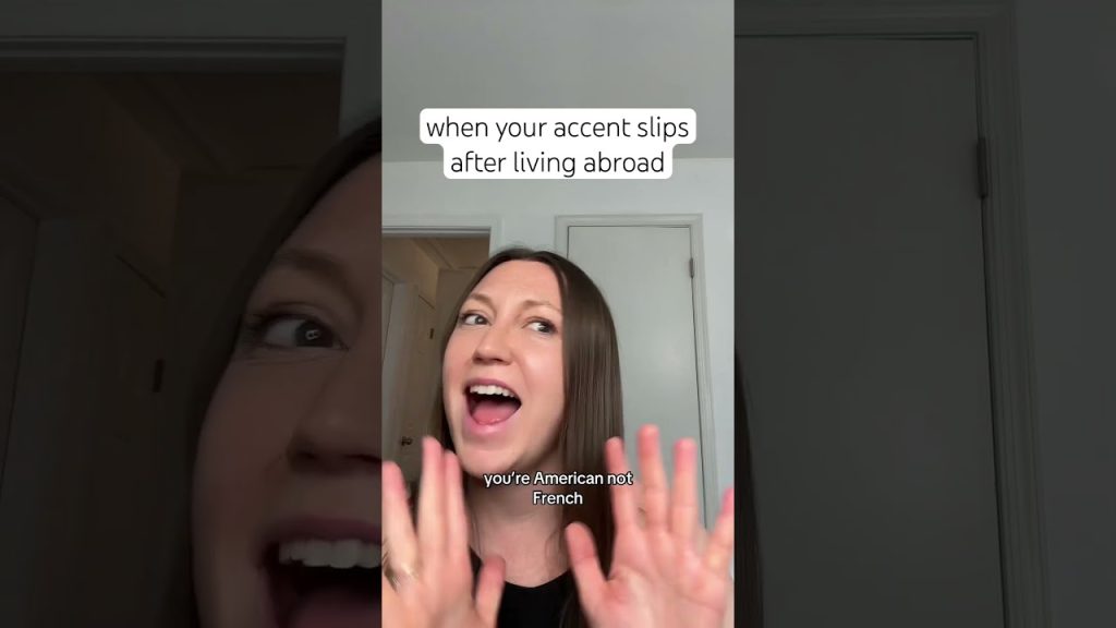 when your accent slips after living abroad #learnfrench #french #accent #studyabroad #funny