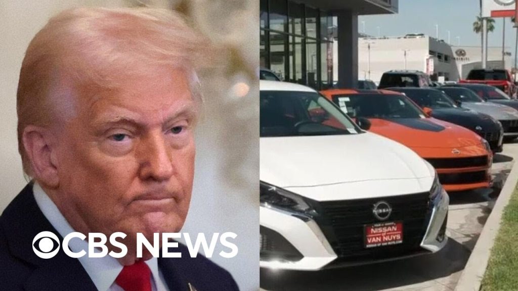 Stock market reacts to Trump’s looming tariffs on auto imports