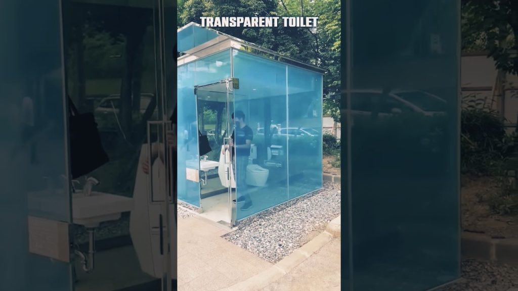 TRANSPARENT TOILET #interiordesign #home #construction #technology