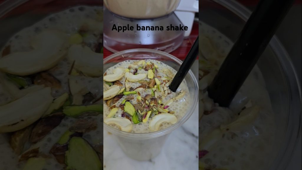 Apple banana shake #food #recipe#foodie #video #viralvideo #viralshorts #reels #vlog #viralshorts
