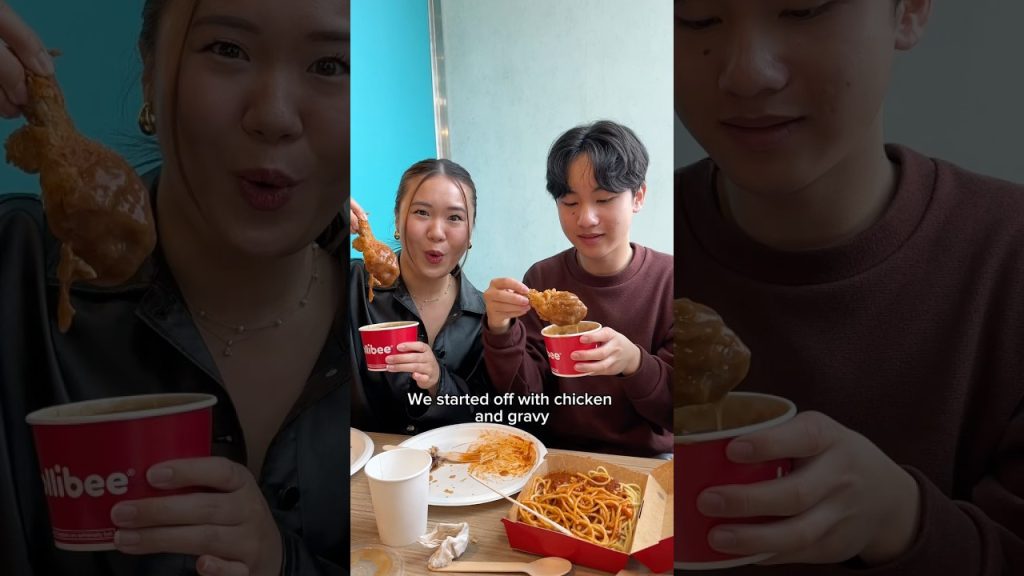 Try Jollibee for the First time👀 @mitz_tiang #couple #couplegoals #relatable #funny #comedy #fun
